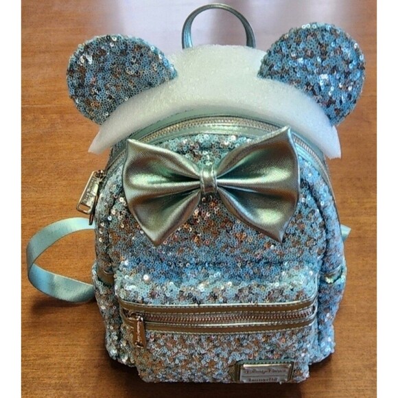 frozen mini backpack loungefly Disney Arendelle Line - 707 Street Exclusive width is measured across the bottom of the backpack). HKDL - World of Frozen